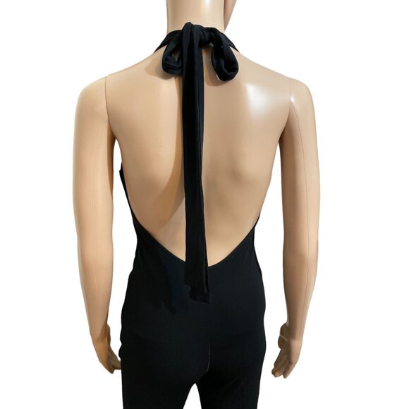 KooKai Black Jumpsuit Open Back Size S - Picture 4 of 4